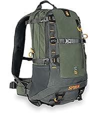 SPIKA Hunting Backpacks for Men, Meat Hauler Frame Pack with Rifle Holder, 40L/80L Extendable + Capacity for Bow Rifle Gun