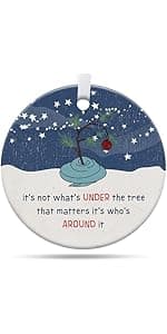 Thank You Gifts for Women, Nurse, Coworkers, Teacher, Retirement Farewell Going Away, Never Forget The Difference You Make Ornament, Christmas Ornaments 2025