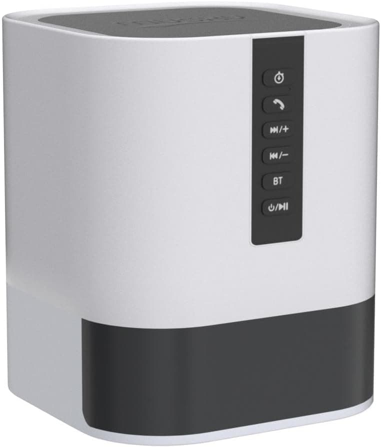 Night Light Bluetooth Speaker, 5 in 1 Touch Control Bedside Lamp Dimmable Multi-Color Changing, Bedroom Alarm Clock, Best Birthday Gift Ideas for 10 11 12 13 14 Year Old Teenage Girls/Boys