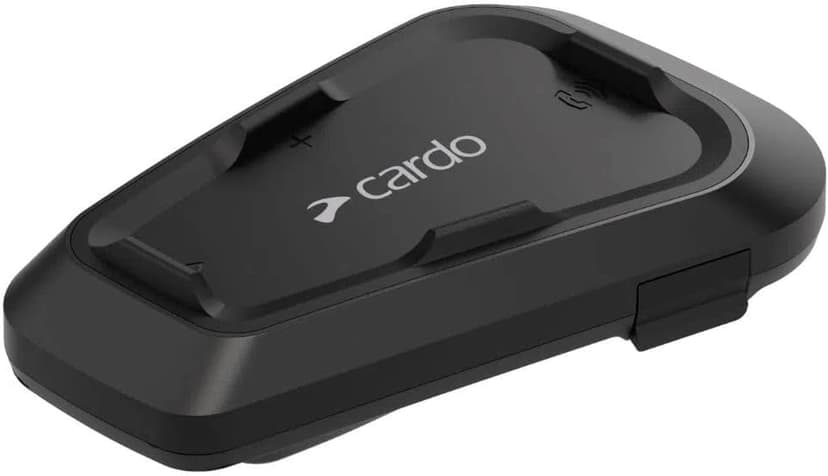 Cardo Systems Spirit Motorcycle Bluetooth Communication Headset - Black, Dual Pack