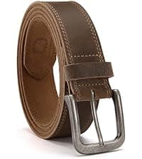 CHAOREN Mens Belts Leather - 35mm Genuine Leather Belt for Jeans - Men Gift for Casual Dress