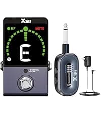 Xvive A58 Wireless Guitar System 5.8GHz Wireless Guitar Transmitter Receiver for Active or Passive Pickup Electric/Acoustic Bass Guitar