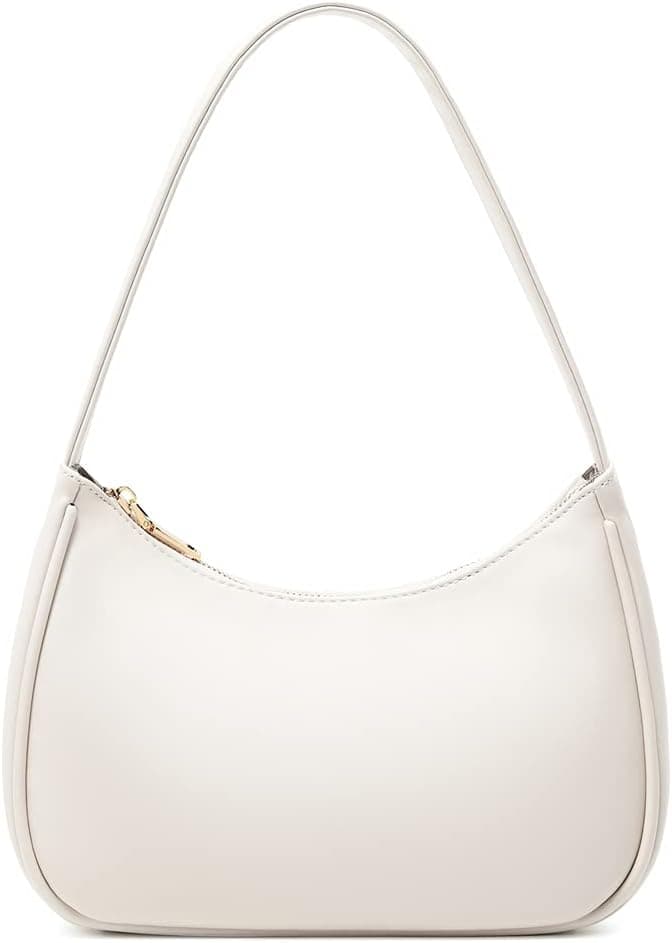 Shoulder Bags for Women, Cute Hobo Tote Handbag Mini Clutch Purse with Zipper Closure