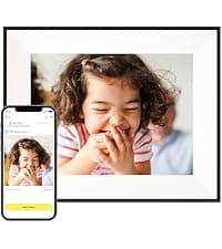 Aura Digital HD Picture Frame, Best Frame for Gifting, (10" - Carver Black Mat) B0GMKR3PJ7