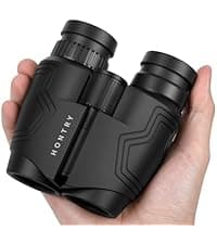 Hontry Binoculars for Adults and Kids, 10x25 Compact Binoculars for Bird Watching, Theater and Concerts, Hunting and Sport Games
