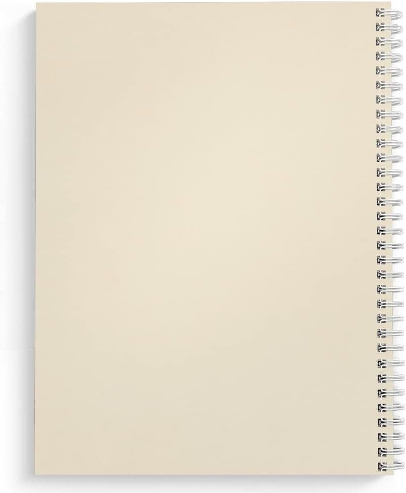 Gotcha Covered Notebooks Softcover No Adulting 8.5" x 11" Funny Spiral Notebook/Journal, 120 Checklist Pages, Durable Gloss Laminated Cover, White Wire-o Spiral. Made in the USA B09RQ75Z2J