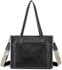 Sling Shoulder Bag for Men and Women, Genuine Leather Messenger Bag Satchel for Business Outdoor and Travel Laptop Case