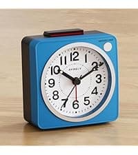 AYRELY® Super Loud Alarm Clock for Heavy Sleepers Adults,Twin Bell Retro 4 Inch Silent Non-Ticking Quartz with Backlight, Luminous dial, Alarm Clocks for Bedrooms Bedside (Silver)