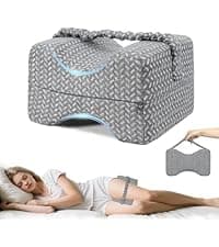 Piercing Pillow for Side Sleepers with an Ear Hole, Donut Pillow for Ear Pain CNH | Pain Relief Sleeping | Pressure Sore | Satin Washable and Adjustable Ear Protector (Dark Gray)