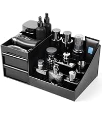 Wooden,Rotating,Perfume Organizer,Anniversary Idea for Husband,Mens Organizer,for Boyfriend,Brother,Dad Birthday Gift for Him EXIN DECHEN Cologne Organizer for Men,Cologne Stand,Birthday Gifts for Men B0F18ZM7JL