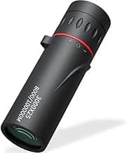 Portable Binoculars, 3000x25 Long-Focus HD Professional Monocular for Adults, Suitable for Outdoor Camping and Hunting (Black)