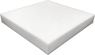 Foamma 5" x 22" x 24" High Density Upholstery Foam Padding for Cushions and Seat Repair, Thick-Custom Pillow, Chair, and Couch Cushion Replacement Foam, Craft Upholstery Supplies