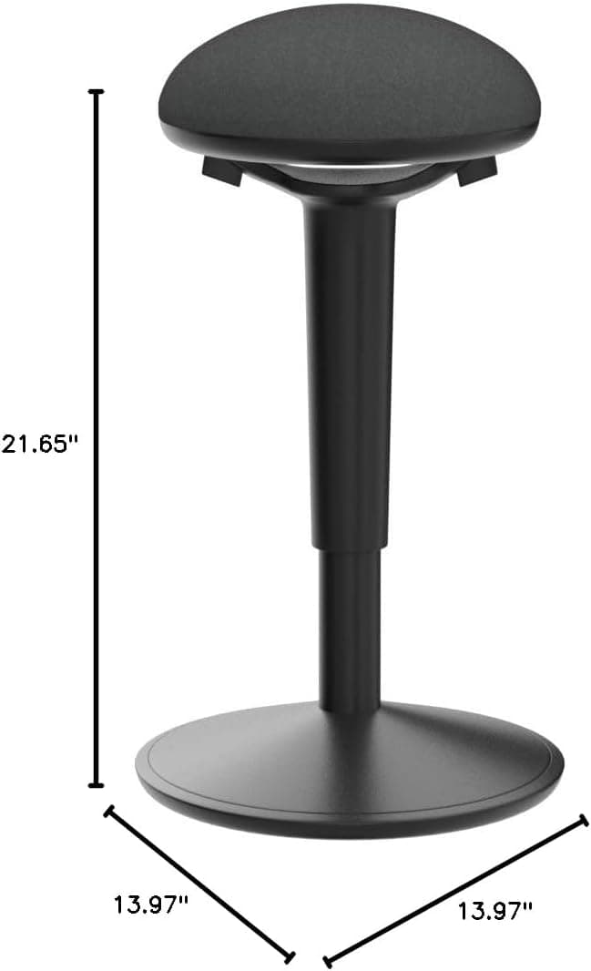 Standing Desk Chair with 360-Degree Standing Desk Chair with Memory Foam Seat Cushion, Lightweight & Flexible