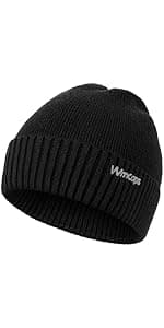 YunTuo LED Beanie with The Light, Unisex USB Rechargeable Headlamp Winter Knitted Cap Gifts for Men Dad Husband Him