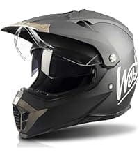 Westt Open Face Motorcycle Helmet, 3/4 Motorcycle Helmet DOT Approved, Lightweight Moped Helmet with Built-in Sun Visor, Quick Release Strap, Removable Washable Liner, Scooter Helmet for Adults