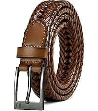 CHAOREN Mens Belts Leather - 35mm Genuine Leather Belt for Jeans - Men Gift for Casual Dress