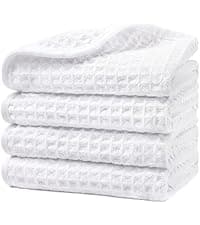 HOMEXCEL Microfiber Washcloths 12 Pack, Highly Absorbent and Soft Face Towel, Multi-Purpose Wash Cloths for Bathroom, Gym, Hotel, Spa and Kitchen, Multicolor 12x12 Inch