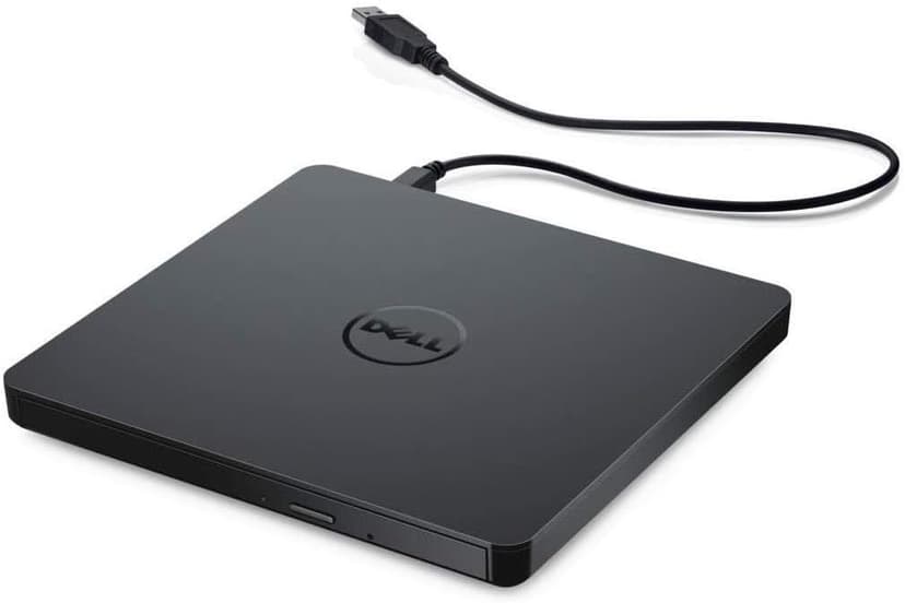 Dell USB Slim DVD +/- RW Drive DW316 - Plug and Play, 8 Watt Power Consumption, Windows 11 or below - Black