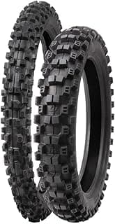 Tusk EMEX T-45® Front & Rear Tire Set 90/100x21 & 110/100x18 – Intermediate/Hard Terrain Knobby Off-Road Dirt Bike Tires for Motocross, Trail, and Enduro Riding