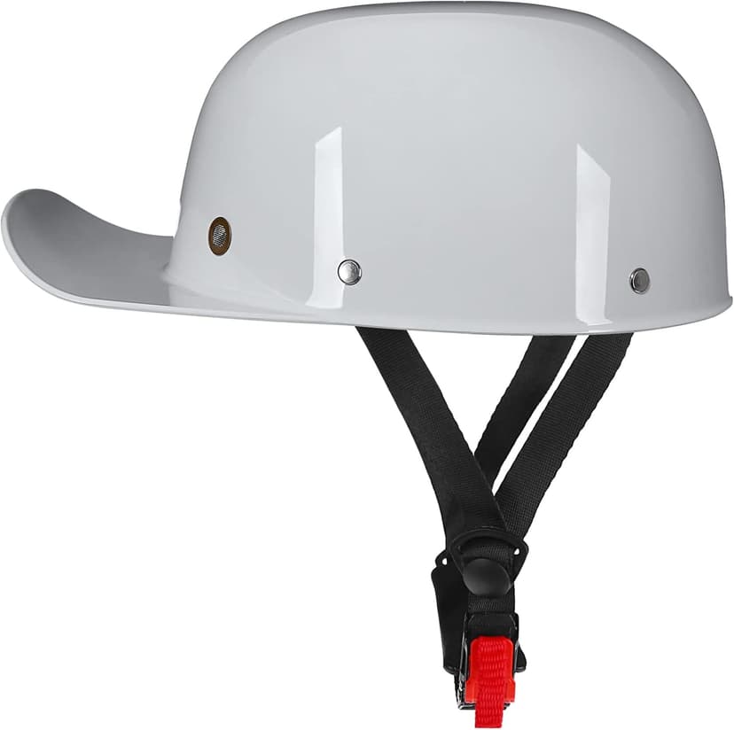 Yesmotor Baseball Style Cap Retro Motorcycle Helmet Unisex-Adult - DOT Approved