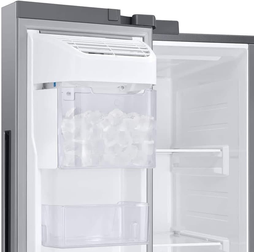 Samsung 28 cu. ft. Smart Side-by-Side Refrigerator with Large Capacity, Stainless Steel, RS28A500ASR/AA