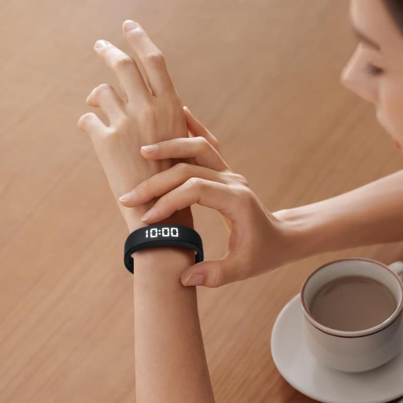 Gosasa Lightweight LED Digital Sport Watch Waterproof Fitness Tracker with Calorie Counter, Pedometer, Vibrating Alarm, USB Rechargeable Silicone Wristband for Men Women (Black)