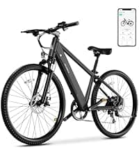 TST Electric Bike for Adults, 1500W Peak Motor 28 MPH 60/100 Miles Fat Tire Ebike with 48V 15Ah/25Ah Removable Battery 20" Electric Dirt Bike Hydraulic Suspension and 7-Speed