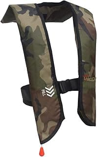 Eyson Inflatable Life Jacket Life Vest Basic Manual (639 Green Camouflage Manual)