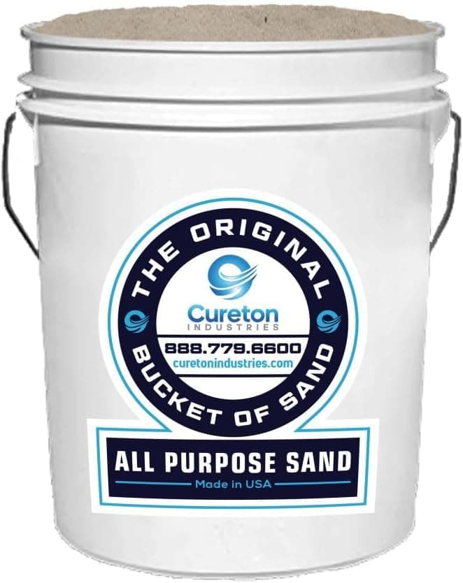 40 lbs Bucket of All Purpose Sand Covers .5 cu ft Area Landscaping, Pathways, driveways, Drainage, patios, planters, Gardens, playgrounds, Sandbox, Courts, top Dressing