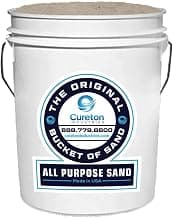 40 lbs Bucket of All Purpose Sand Covers .5 cu ft Area Landscaping, Pathways, driveways, Drainage, patios, planters, Gardens, playgrounds, Sandbox, Courts, top Dressing