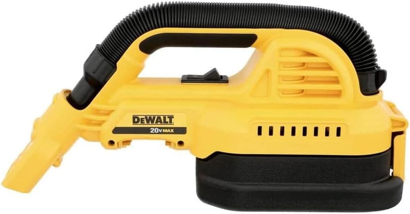DEWALT 20V MAX Hand Vacuum, Cordless, for Wet or Dry Surfaces, 1/2-Gallon Tank, Washable Filter, Portable, Bare Tool Only (DCV517B)
