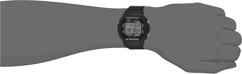 Casio G-Shock GW-M5610U-1 Men's Solar Black Resin Sport Watch