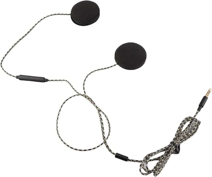 Motorcycle Helmet Headset Motorcycle Headphones, Universal Racing Helmet Speakers for Motorcycle, Wired Sports Headset Helmet Earphone with 3.5mm Male Connector