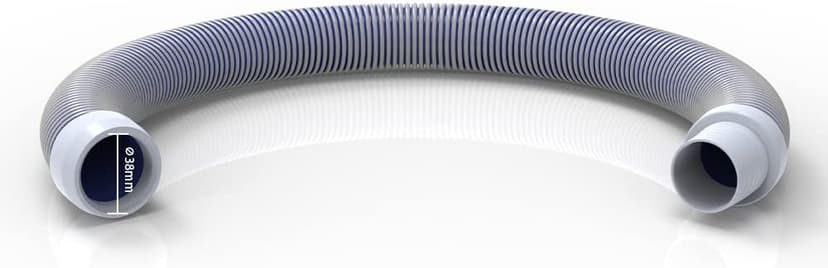 POOLWHALE Professional Swimming Pool Vacuum Cleaner Hose -1.5” 8 Piece Hoses, Perfect Vacuum Extension/Replacement - Compatible with all Major Automatic Pool Cleaners