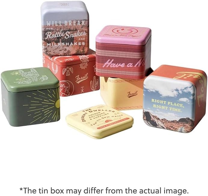 Fossil Men's Minimalist Quartz Stainless Steel and Leather Three-Hand Watch