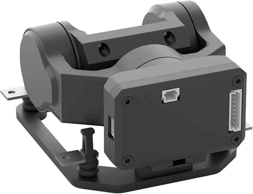 CADDXFPV GM2 2-Axis Gimbal – FPV Head Tracking with Mechanical Stabilization, UART/PWM Control, Compatible Only with Select Walksnail VTX Models, for FPV Drones, RC Cars, and Fixed Wings