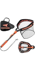 KastKing Cutthroat 7 inch Fishing Split Ring Pliers, 420 Stainless Steel Fishing Tools, Saltwater Resistant Fishing Gear, Tungsten Carbide Cutters