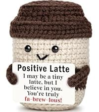 Birthday Decor Gifts for Boyfriend Husband Wife Wedding Anniversary Coffee Lover Couple Crochet Coffee Mug Decor I Love You Anniversary Women Men Her Him Gifts for Girlfriend Sweetest Day Christmas B0FX3RS85V