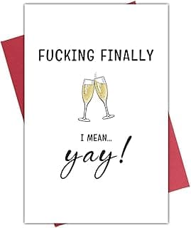 Marriage Card, Humorous Wedding Card, Congratulation Engagement Card