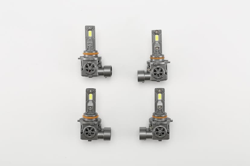 Termitor Latest 9005 9006 LED Bulbs, 100,000LM Brightness Hi/Low Beam, 85000+ Hours Long Service Life, 6500K Cool White, Real 1:1 Halogen Size 9005/HB3 9006/HB4 Fog Lights, Plug N Play, Pack of 2