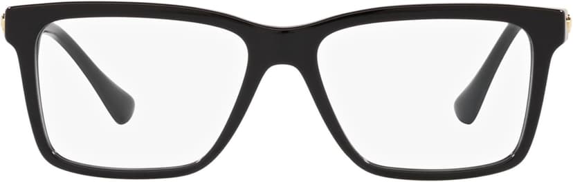 Versace VE 3328 GB1 Black Plastic Rectangle Eyeglasses 56mm
