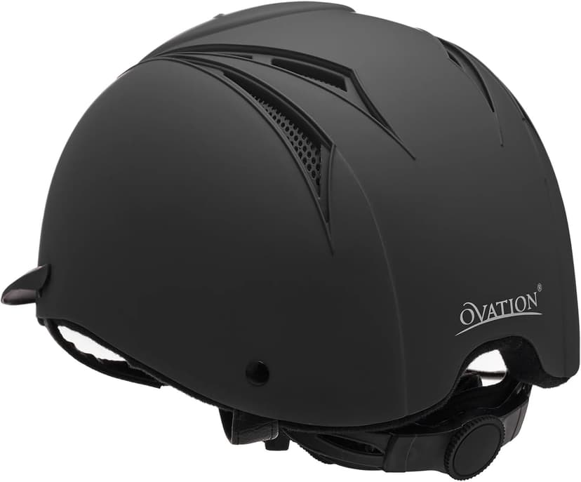 OVATION Adult Deluxe Schooler Riding Helmet - Lightweight Breathable Adjustable Equestrian Safety Helmet w/Removable Liner