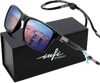 INFI Fishing Polarized Sunglasses for Men Driving Running Golf Sports Glasses Square UV Protection Designer Style Unisex
