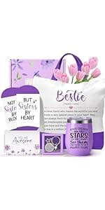 Best Friend Birthday Gifts for Women, Gift for Friend Woman, Bestie Gifts for Women, Birthday Galentines Valentines Christmas Friendship Bestfriend Gift Ideas for Bestie Soul Sister Close Female BFF B0F27YZ252