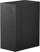 Micro ATX Case PC Case: MATX Case Mini PC ITX Desktop Computer Case Support Micro ATX MATX DTX ITX Mini PC with USB3.0, Support 3.5'' HDD (Black)