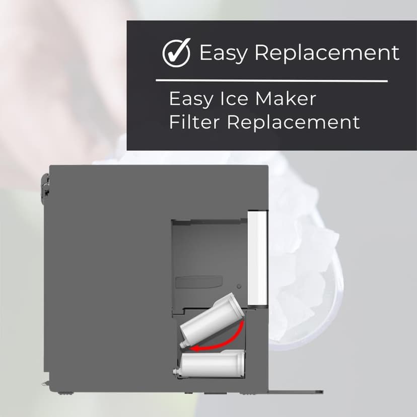 GE Profile Opal Carbon Replacement Water Filter for Opal Nugget Ice Maker | Cleans and Filters Water for Fresh Ice | Replace Every 3 Months for Best Results | Easy Install | Pack of 1
