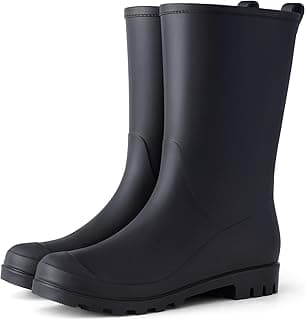 Asgard Women's Mid Calf Waterproof Rain Boots