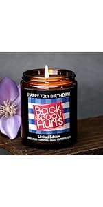 40th Birthday Gifts Women Men, 40th Birthday Decorations for Women Men, Funny 40th Birthday Candle Gifts for Her Him Mom Dad Husband Wife Best Friends Sister, 1984 40 Year Old Gift Ideas