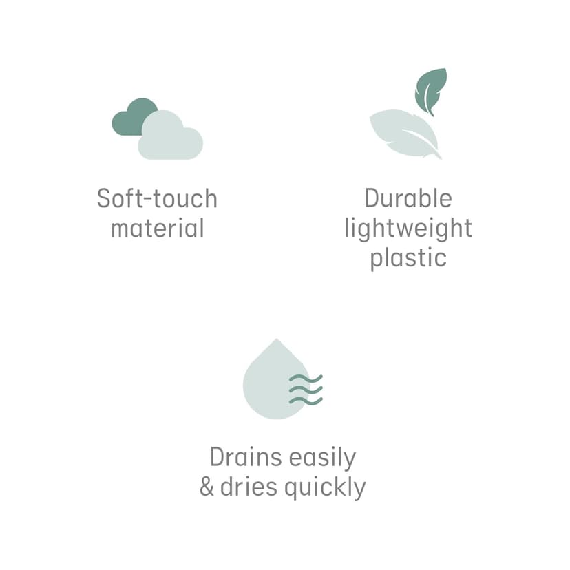 Angelcare Baby Bath Support (Gray) | Ideal for Babies Less Than 6 Months Old