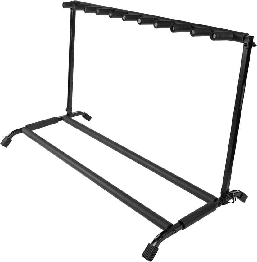 Rok-It Gator Multi Guitar Stand Rack with Folding Design, Holds up to 10 Electric or Acoustic Guitars (RI-GTR-RACK10)